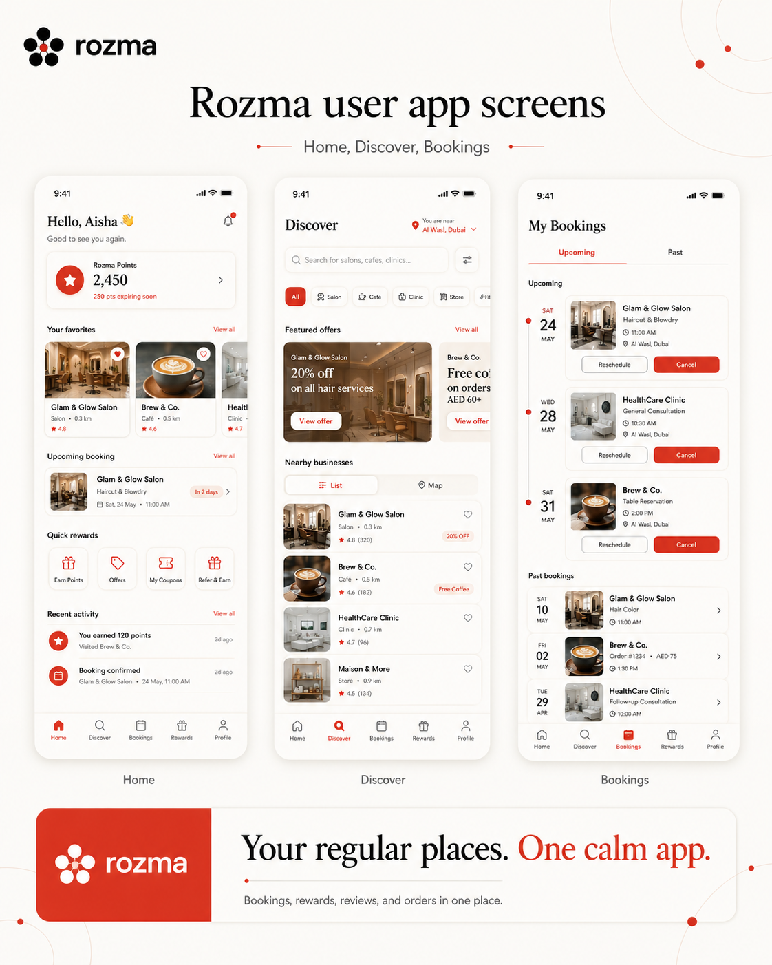 Source app screens